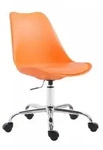CLP Drehstuhl, Orange, Metall, 48x81x54 cm, Arbeitszimmer, B&uuml;rost&uuml;hle, Drehst&uuml;hle