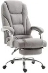 CLP Chefsessel, Grau, Metall, 68x118x64 cm, Arbeitszimmer, B&uuml;rost&uuml;hle, Chefsessel