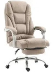 CLP Chefsessel, Taupe, Metall, 68x118x64 cm, Arbeitszimmer, B&uuml;rost&uuml;hle, Chefsessel