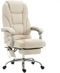 CLP Chefsessel, Creme, Metall, 68x118x64 cm, Arbeitszimmer, B&uuml;rost&uuml;hle, Chefsessel