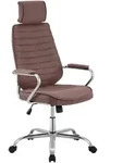 CLP Chefsessel, Braun, Metall, 60x117x67 cm, Arbeitszimmer, B&uuml;rost&uuml;hle, Chefsessel
