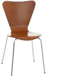 CLP Besucherstuhl, Braun, Metall, 45x85x49 cm, Arbeitszimmer, Besucherst&uuml;hle