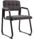 CLP Armlehnenstuhl, Dunkelgrau, Metall, 59x84x58 cm, Esszimmer, St&uuml;hle,