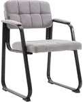 CLP Armlehnenstuhl, Hellgrau, Metall, 59x84x58 cm, Esszimmer, St&uuml;hle,