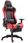 CLP Chefsessel, Rot, Schwarz, Kunststoff, 67x132x58 cm, Arbeitszimmer, B&uuml;rost&uuml;hle,