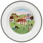 Villeroy & Boch Brotteller, Mehrfarbig, Keramik, Rund, Essen & Trinken, Geschirr,