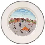 Villeroy & Boch Fr&uuml;hst&uuml;cksteller, Mehrfarbig, Keramik, Rund, Essen & Trinken,