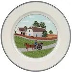 Villeroy & Boch Fr&uuml;hst&uuml;cksteller, Mehrfarbig, Keramik, Rund, Essen & Trinken,
