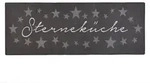 Hanse Home K&uuml;chenl&auml;ufer Loop, Wei&szlig;, Dunkelgrau, Textil, Schriftzug, rechteckig,