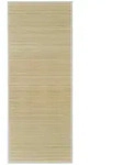 vidaXL Teppich, Beige, Holz, 150x200 cm, Teppiche & B&ouml;den, Teppiche