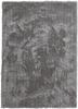 Tom Tailor Hochflorteppich, Grau, Textil, Uni, rechteckig, 85x155 cm, Teppiche &