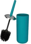 Wenko Wc-B&uuml;rstengarnitur, Petrol, Kunststoff, 37 cm, Badezimmer, WC Ausstattung, WC
