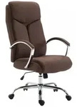 CLP Chefsessel, Braun, Metall, 65x115x73 cm, Arbeitszimmer, B&uuml;rost&uuml;hle, Chefsessel
