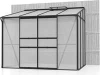 XXXLutz ANLEHN-GEW&Auml;CHSHAUSBAUSATZ Schwarz 262.1x220.8x201.4 cm