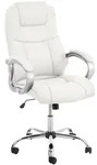 CLP Chefsessel, Wei&szlig;, Metall, 66x113x70 cm, Arbeitszimmer, B&uuml;rost&uuml;hle, Chefsessel