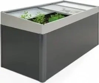 Biohort HOCHBEETAUFSATZ Grau 200x23x101 cm