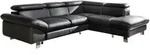 Mid.you Wohnlandschaft, Schwarz, Metall, Ottomane rechts, L-Form, 266x214 cm, Made in