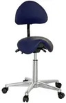 Mid.you B&uuml;rohocker, Blau, Textil, Drehkreuz, 36x105x40 cm, Arbeitszimmer,