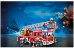 Playmobil Feuerwehrauto, Gelb, Kunststoff, 28x16x39 cm, Spielzeug, Kinderspielzeug,
