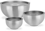 GSW Thermosch&uuml;ssel Hei&szlig; und Kalt 3-tlg., Edelstahl, Metall, 1,3 L, ISO 9001,