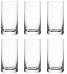 Leonardo Gl&auml;serset Easy +, Klar, Transparent, Glas, 6-teilig, 260 ml, 6.2x12x6.2 cm,