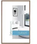 Nielsen Bilderrahmen, Braun, Metall, rechteckig, 40x50 cm, Bilder und Zubeh&ouml;r,