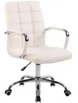 CLP Drehstuhl, Wei&szlig;, Metall, 56x94x62 cm, Arbeitszimmer, B&uuml;rost&uuml;hle, Drehst&uuml;hle
