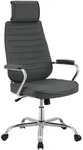 CLP Chefsessel, Grau, Metall, 60x117x67 cm, Arbeitszimmer, B&uuml;rost&uuml;hle, Chefsessel