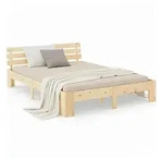 Homestyle4u Holzbett, Natur, Holz, Kiefer, 180x200 cm, Schlafzimmer, Betten