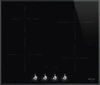 SMEG INDUKTIONSKOCHFELD Schwarz 59.6x60x61 cm