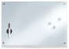 Memoboard, Weiß, Glas, 60x40x1.6 cm, Dekoration, Magnettafeln & Pinnwände,