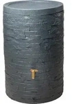 4rain Regentonne, Grau, Kunststoff, 250 L, 60x93x60 cm, Gartenzubeh&ouml;r, Gartenpflege
