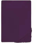 biberna Spannbetttuch, Violett, Textil, Uni, 200x200 cm, Schlaftextilien,