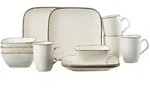 Ritzenhoff Breker Fr&uuml;hst&uuml;cks-Set, Creme, Keramik, 12-teilig, 30x34x33 cm, Essen &