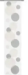 Fl&auml;chenvorhang Yvette, Bernstein, Textil, Kreise, 60x245 cm, mit...