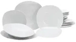Creatable Tafelservice Square Weiss, Wei&szlig;, Keramik, 18-teilig, Essen & Trinken,