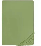 biberna Spannbetttuch, Dunkelgr&uuml;n, Textil, Uni, 200x200 cm, Schlaftextilien,