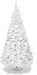 Costway Weihnachtsbaum, Wei&szlig;, Metall, 240 cm, Dekoration, Weihnachtsdekoration,