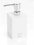 Joop! Seifenspender Bathline, Wei&szlig;, Kunststoff, Uni, 7.5x17x7.5 cm, Badaccessoires,
