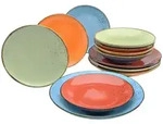 Creatable Kombiservice Nature Collection Mediterran, Mehrfarbig, Keramik, 12-teilig,