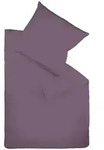 Fleuresse Bettw&auml;sche, Lila, Textil, Uni, 135x200 cm, edel gl&auml;nzend, weiche und