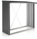 Biohort Kaminholzregal Woodstock, Dunkelgrau, Metall, 229x199x102 cm, Qualit&auml;t aus