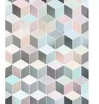 Komar Vliestapete, Abstraktes, 200x250 cm, FSC Mix, Tapeten & Wandverkleidungen,