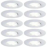Paulmann Led-Deckenleuchte, Wei&szlig;, Kunststoff, 90 mm, rund,rund, F, Lampen &