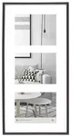 walther design Bilderrahmen, Schwarz, Kunststoff, 26.3x51.6x1.9 cm, Bilder und