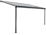 Home Deluxe Terrassen&uuml;berdachung, Grau, Kunststoff, 312x278x303 cm, Sonnen- &