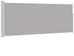 vidaXL Seitenmarkise, Gr&uuml;n, Metall, 300x120x300 cm, Sonnen- & Sichtschutz, Markisen