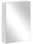 home24 Spiegelschrank Cosmo, Wei&szlig;, Glas, 2 F&auml;cher, 50x71x16 cm, Badezimmer,