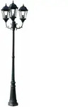 vidaXL Gartenlaterne, Gr&uuml;n, Metall, 63x230x63 cm, Dekoration, Windlichter &