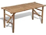 vidaXL Gartenbank, Braun, Naturmaterialien, 2-Sitzer, Rechteckig, 118x45x38 cm,